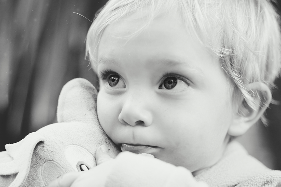 boy with big eyes